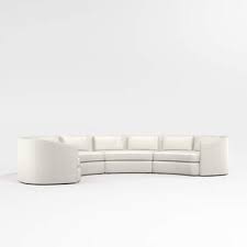 Nouveau 4 Piece Curved Sectional Sofa