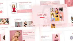 simon fashion powerpoint template ppt