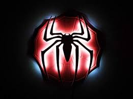 Amazon Com Spider Man Night Lights Avengers Superhero Sign Marvel Led Lamp Handmade