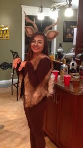 Because a lot of users asked me about that tail, so i give it for public use but for points. Homemade Deer Costume Ears And Tail Are Made From Real Rabbit Fur Antlers Are Also Real Deer Costume Deer Halloween Costumes Cat Costume Diy