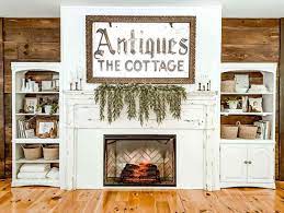 34 Stylish Farmhouse Fireplace Setups