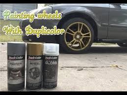 How To Paint Wheels Using Dupli Color