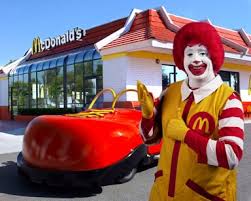 Image result for ronald mcdonald car