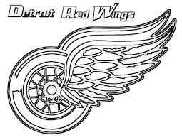 hockey coloring pages nhl logo