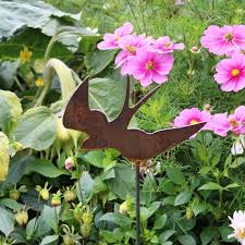Rusty Metal Swallow Outdoor And Garden