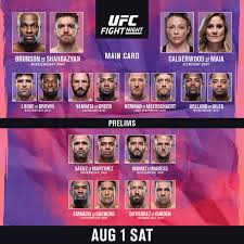 There are five matches on the main card, four in the prelims and one more in the early preliminary card. Ufc Your Card Is Set For Ufcvegas5 Tonight We Kick Off On Ufc Fight Pass At 23 00 Bst 00 00 Cest Facebook