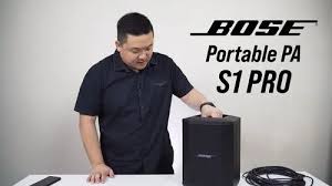 bose s1 pro portable bluetooth black