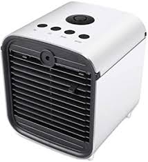 Putting a fan at floor level will help stir up cooler air that tends to rest lower in the room. Amazon Com Mini Air Conditioner Personal Space Air Cooler With Ice Cubes Portable Quick Air Conditioner Fan For Home Office Bedroom Home Improvement
