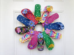 Flip flops that are inexpensive are sold at you could opt for a diy deco mesh wreath base and attach the flip flops as a decoration of the wreath. Diy Retirement Love It