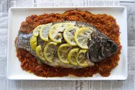 lemon grilled whole tilapia with