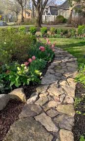 Stone Flower Bed Border Ideas