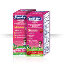 benadryl dosage charts for infants and