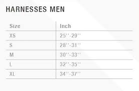 Ion Harness Size Chart Watersports