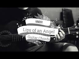 lips of an angel hinder guitar