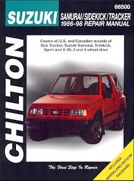 Pdf drive investigated dozens of problems and listed the biggest global issues facing the world today. Suzuki Samurai Sidekick Geo Tracker Repair Manual 1986 1998