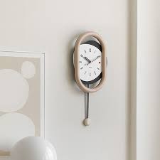 Irregular Art Wall Clock Beige