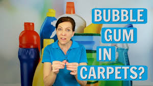 how to get bubble gum out of carpet