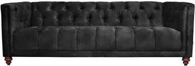 Large Sofa In Lovely Velvet Coal