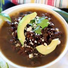 easy creamy mexican black bean soup