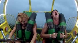 30 of the most cringe inducing pics spotted in a while Newsflare Sling Shot Fairground Ride