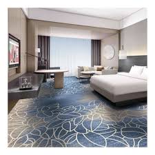 nylon printed blue hotel carpet machine