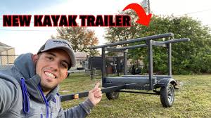 building a kayak trailer diy kayak