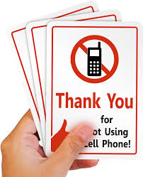 Hd No Cell Phone Use Label Funny No Cell Phones Sign