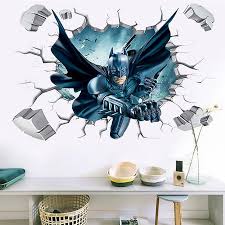 3d Batman Wall Sticker Dc Hero