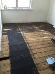 how to paint floorboards white