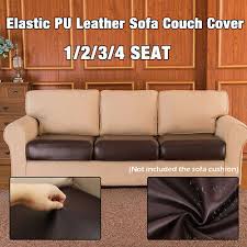 Stretch Pu Faux Leather Waterproof Sofa