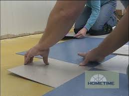 how to install vinyl composition tile