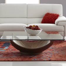 Contemporary Large Glass Coffee Table