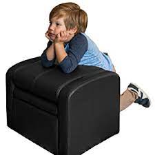 • place a large ottoman made of durable fabric in a playroom to tuck away children's toys, books and games. Amazon Com Stash Cute Kids Sofa Chair With Storage Toddler Children Comfy Upholstered Recliner For Boys Girls Bedroom Ottoman Mini Small Armchair Play Room Toy Storage Modern Folding Home Baby Furniture Blue Electronics