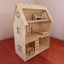 Plywood Dollhouse Furniture Pack 1
