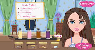 bratz hair salon game factory