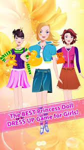 princess fantasy doll makeover dress up