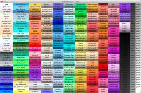 Color Charts For Tkinter Dftwiki