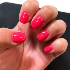 Rounded acrylic nails red acrylic nails pastel nails. So Cute Short Acrylic Nails Ideas You Will Love Them