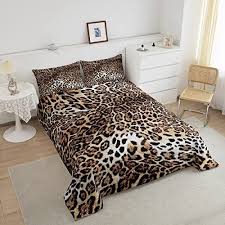 Leopard Print Bedding Set Cheetah