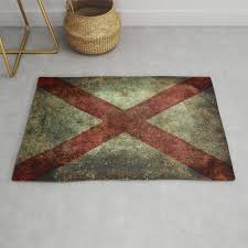 alabama state flag rug by sterling