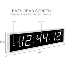 Ivation 60 In White Large Digital Wall