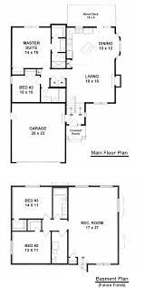Plan 1142 2 Bedroom Bi Level Home