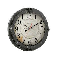 Bulova Navigator Nautical Wall Clock At