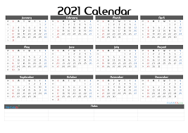 Week numbers with iso 8601 date format. 2021 Printable Yearly Calendar With Week Numbers 21ytw73 Printable Yearly Calendar Calendar With Week Numbers Yearly Calendar Template