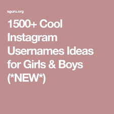 As a personal dating assistant, my team & i have helped hundreds of guys come up with the best dating user names. 1500 Cool Instagram Usernames Ideas For Girls Boys New Cool Usernames For Instagram Usernames For Instagram Cool Instagram