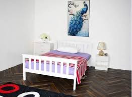 Pine Wood Bed Solid Wooden Bed Frame
