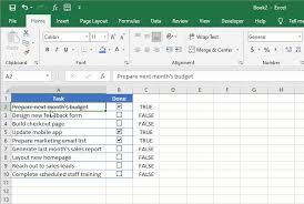how to insert excel checkbo goskills