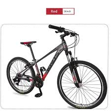 26 In Red Mountain Bike With 27 Sd