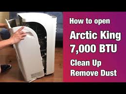 arctic king clean up remove dust