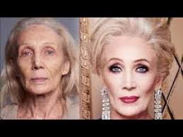 old lady makeup transformation